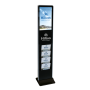 Freestanding digital signage available with optional branding