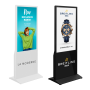 Touchscreen digital display totem with optional branding