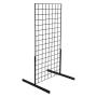Freestanding double sided grid mesh display kit black