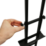 Adjustable height poster stand