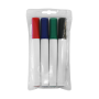 White board pens x 4 in red, blue, green and black