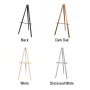 Wooden easel available in 4 colours
