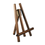 Small wooden easel for tabletop displays