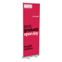 This economy pull up banner is ideal for exhibitions and events