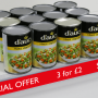 Offers and prices clearly displayed on a shelf edge data strip