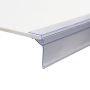 Data strip that fits onto shelves 7mm - 10mm thick
