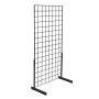 Add legs or bases to your wire mesh wall grid panels