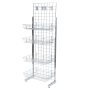 6ft Gridwall Single Sided Display Kit with Shelves