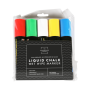 Thick liquid chalk pens in assorted colours