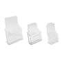Multipurpse clear plastic leaflet holders in A5, A4 and 1/3 A4