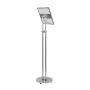 Premium modern LED poster stand back view
