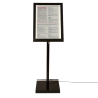 LED Menu Display Stand - also suitable for wall mounting