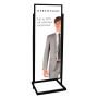 Double Sided Display Board Black 50 x 170cm