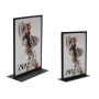 Double Sided Metal Table Sign Holders available with or without print