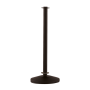 Black pole and base for outdoor cafe barriers