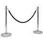 Rope and Pole Barrier System for queue management