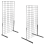 Single or double sided freestanding gridwall display kits