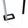 Double loop steel cable POS display tether