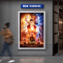 Outdoor LED Illuminated Poster Frame is ideal for use in theatres
