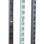 Twin slot uprights with a 32mm pitch, available in three colours