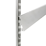 Slot shelving brackets slot directly into your uprights