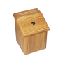 Wooden Suggestion Box with Lock, suitable as a wooden charity box