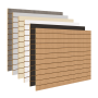 Slatwall panels available in various colours and sizes