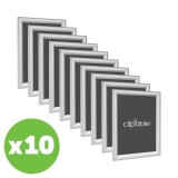 A1 - A4 Silver Snap Frames x 10