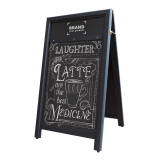 Black A1 A Board with Poster Holder