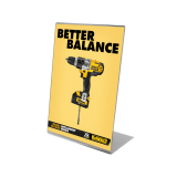 Unbreakable Freestanding Poster Holder