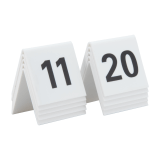 Acrylic Tented Table Numbers x 10