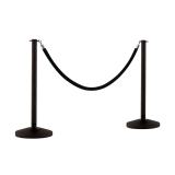 Black Rope Barriers