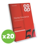 A4 Leaflet Holders Multipack of 20