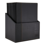 Contemporary Faux Leather Menu Covers 