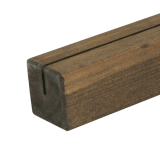 14.8cm Wooden Card Holder Base - Rustic Oak