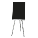 Distressed White Easel with Chalkboard