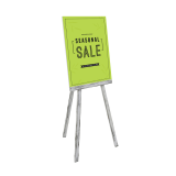Distressed White Easel with Printed Foamex