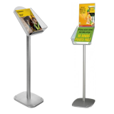 Free Standing A4 Catalogue Holder with Optional Header