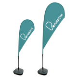 Teardrop Flag with Custom Print