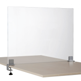 Sneeze Guard Screen with Table Clamps