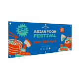 Outdoor Banner With Eyelets