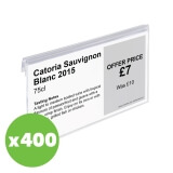 6" x 3" Hinged Shelf Talkers Pack of 400