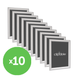 A1 - A4 Silver Snap Frames x 10