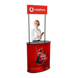 Promotion Stand with Wooden Counter