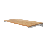 Denver Oak Wooden Slatwall Shelf
