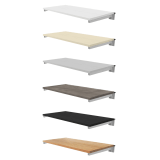 Slatwall Shelving with Brackets