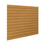 120cm x 120cm Oak Slatwall Panel