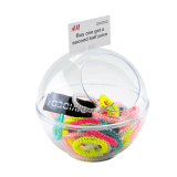 Clear Display Sphere Counter Standing