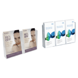 Wall Mounted Side By Side Leaflet Holders With Multiple Pockets
