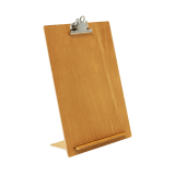 A4 Light Oak Menu Holder